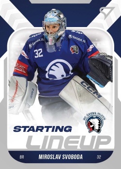 Miroslav Svoboda Plzen Tipsport ELH 2022/23 SportZoo 2. serie Starting LINEUP #SL-49